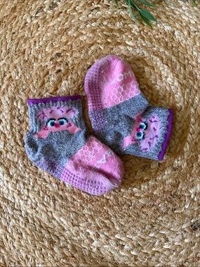 Bombas toddler 3T sesame Street Grip Socks Abby Cadabby